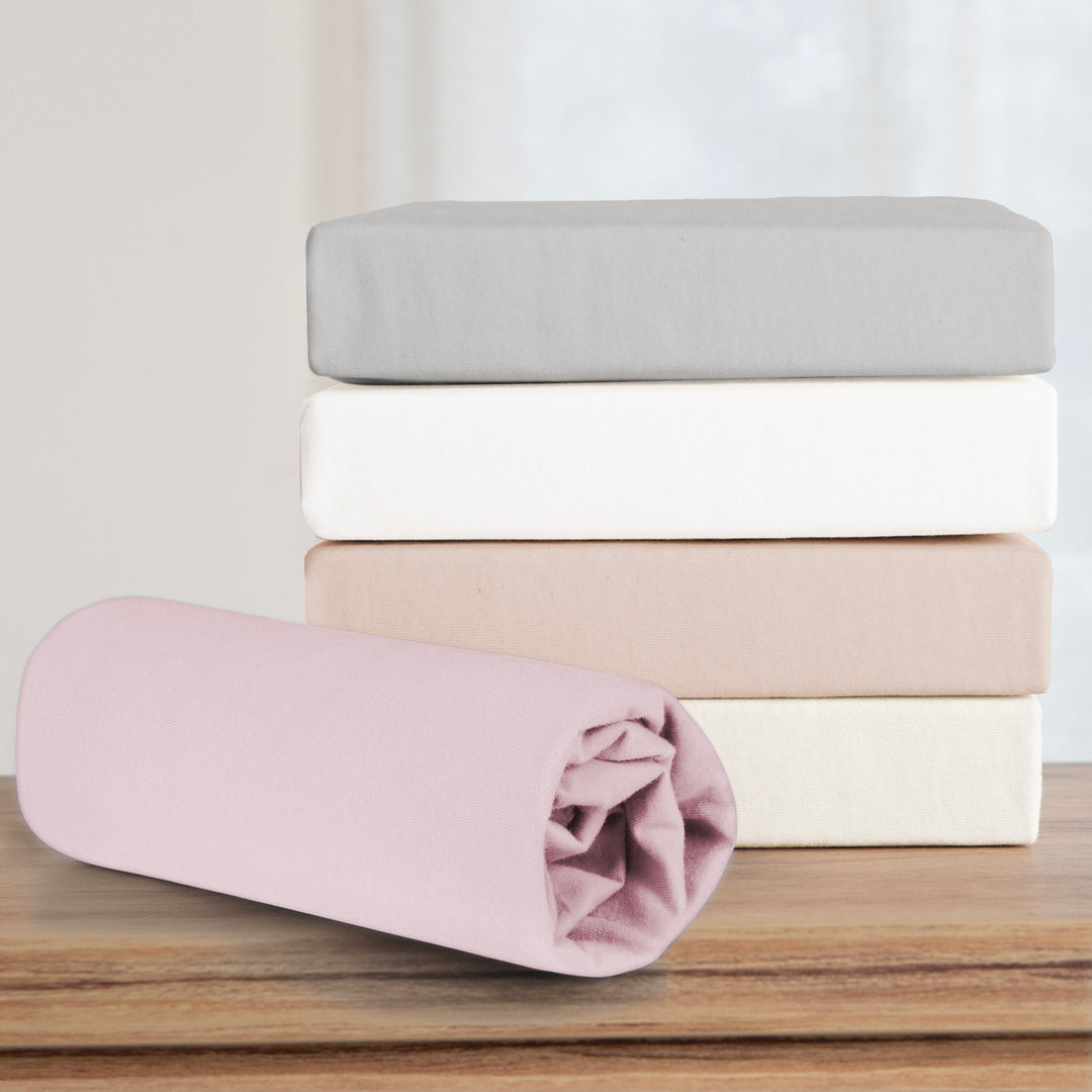 Spannbettlaken 'Lil Planet' - Single Jersey - Bio-Baumwolle - Rosa / Mauve – Infografik (13/13)