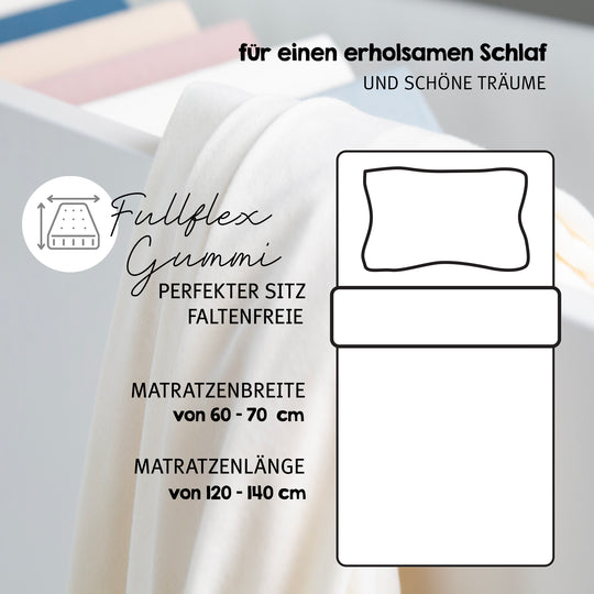 Spannbettlaken 'Lil Planet' - Single Jersey - Bio-Baumwolle - Silbergrau – Infografik (8/14)