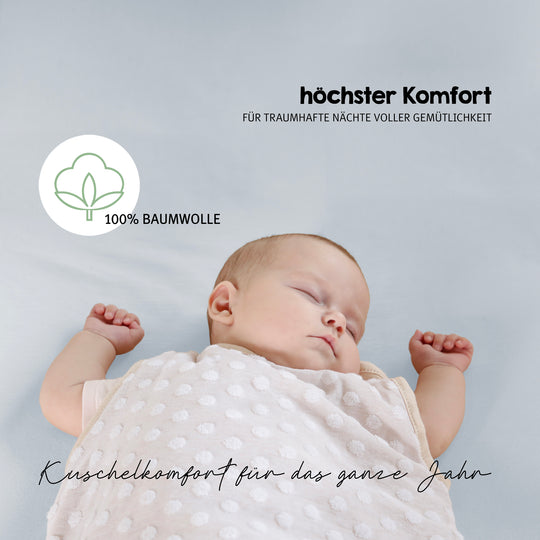 Spannbettlaken 'Lil Planet' - Single Jersey - Bio-Baumwolle - Hellblau – Milieubild (6/13)