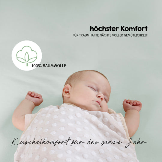Spannbettlaken 'Lil Planet' - Single Jersey - Bio-Baumwolle - Frosty Green – Milieubild (7/14)