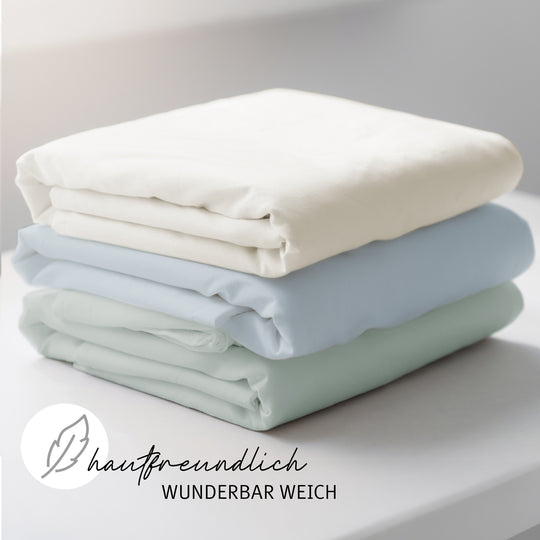 Spannbettlaken 'Frosty Almond' - GOTS und Oeko-Tex Standard 100 - Beige – Infografik (7/10)