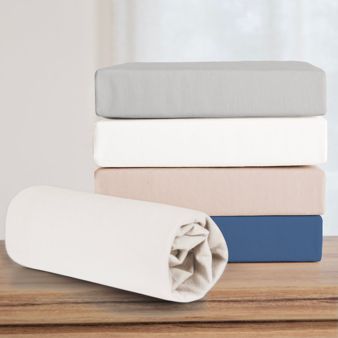 Drap-housse 'safe asleep®' - Single jersey coton - Certifié - Canadian white – Infographie (2/11)