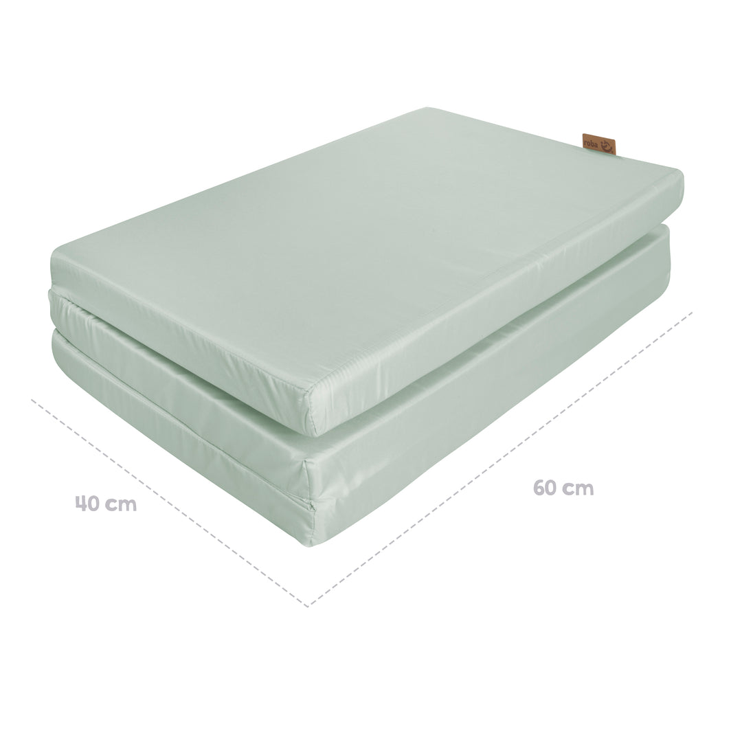 Travel Cot Mattress 60 x 120 cm 'roba Style frosty green' incl. Carry Bag – Infographic (6/6)