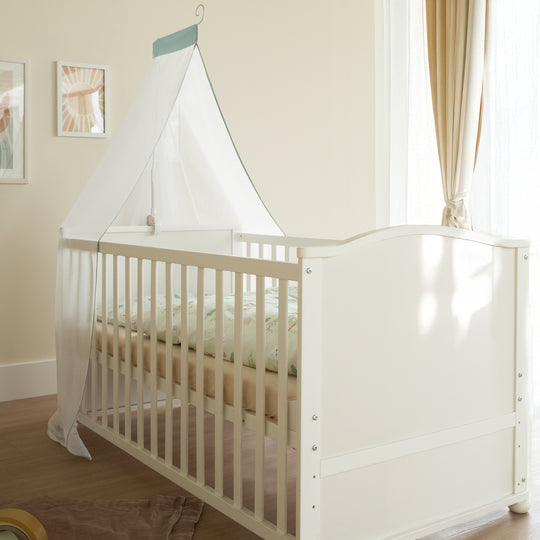 Ensemble de lit 70 x 140 cm 'Woodland Buddies' - Lit enfant évolutif avec accessoires - Couleurs douces – Photo de détail (5/20)