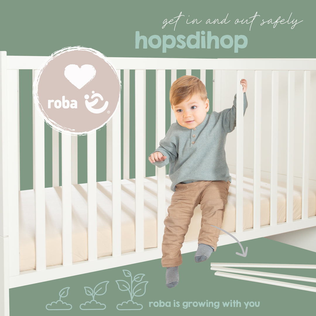 Ensemble de lit 70 x 140 cm 'Woodland Buddies' - Lit enfant évolutif avec accessoires - Couleurs douces – Infographie (14/20)