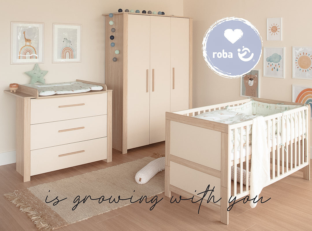 Children's Room Set 3-Piece 'Momo' - Solid Wood Handles - Cashmere / Tristan Oak – Lifestyle Image (21/23)