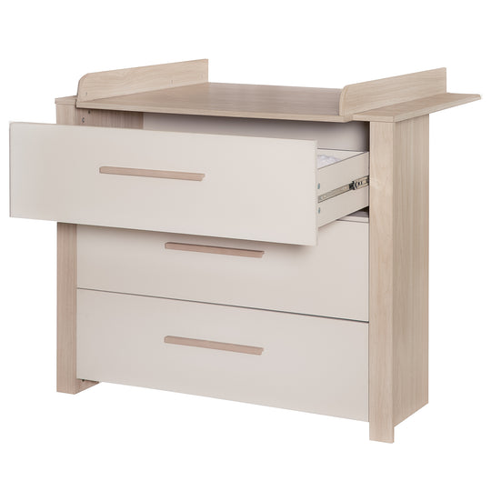 Children's Room Set 3-Piece 'Momo' - Solid Wood Handles - Cashmere / Tristan Oak – Cutout (12/23)