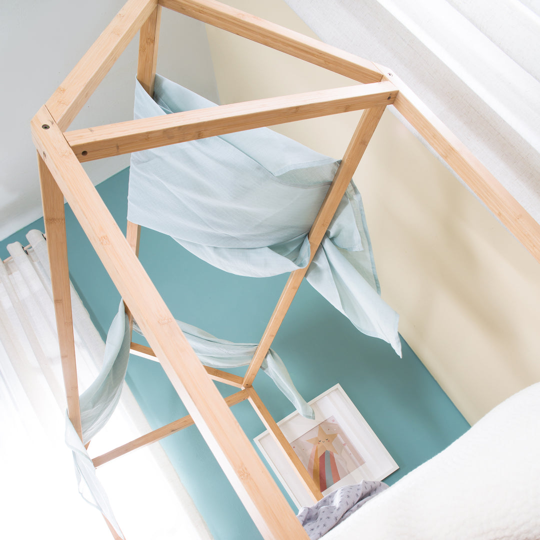 Hausbett 70 x 140 cm - Montessori-Bett aus Bambus-Holz - FSC zertifiziert – Detailbild (7/13)