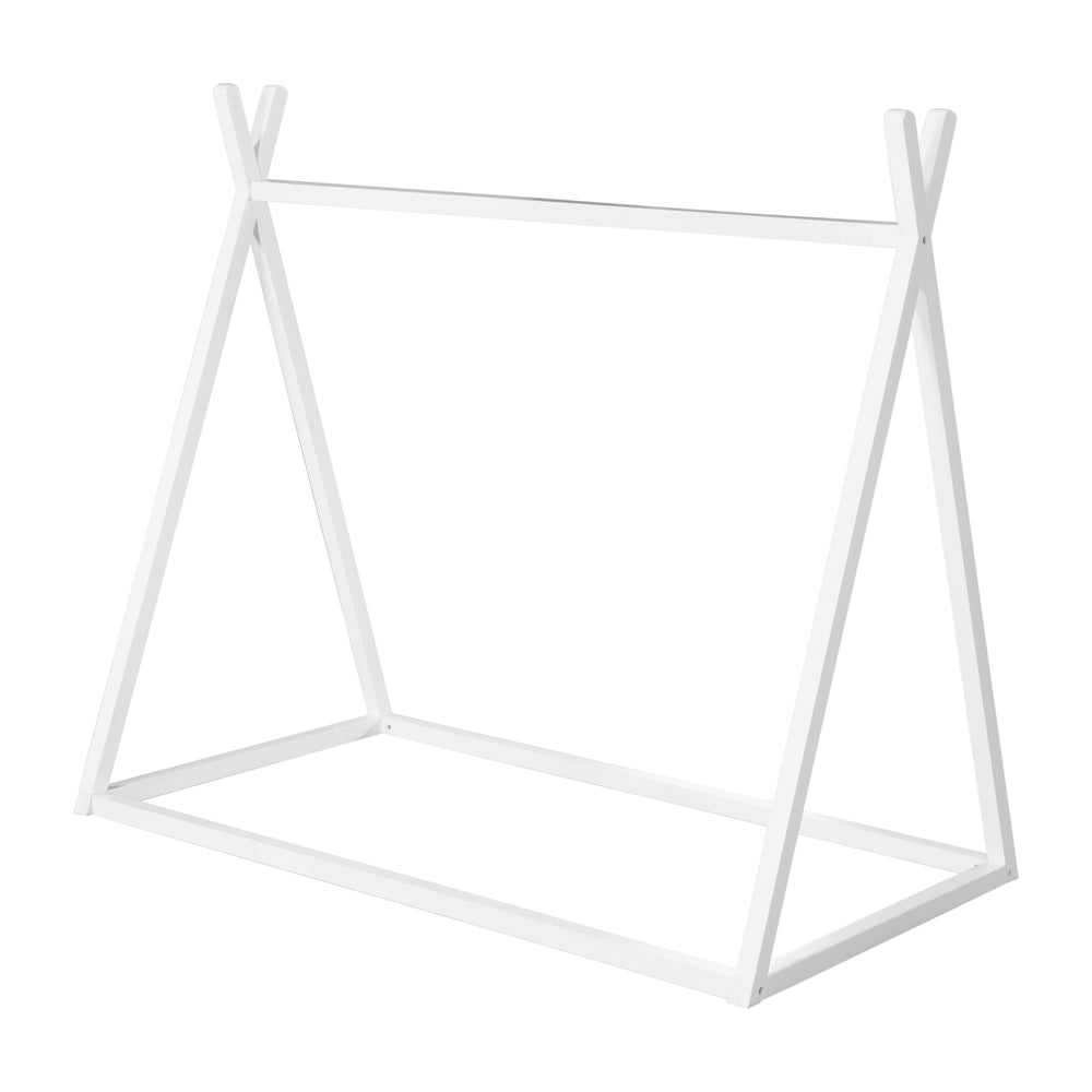 Tipilounge 70 x 140 cm - Montessori-Bett aus Holz weiß lackiert - FSC zertifiziert – Freisteller (2/7)