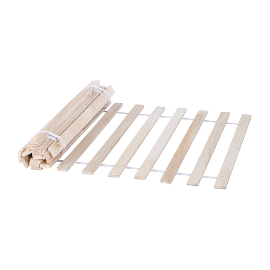Roll-Slatted Frame in Various. Sizes for Montessori House Beds - Wood Natural – Cutout (2/3)