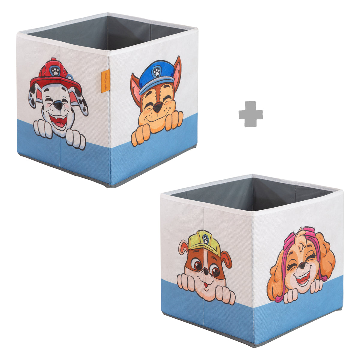 Aufbewahrungsbox 'Paw Patrol' 2-teilig - Blau / Weiß – Freisteller (1/13)