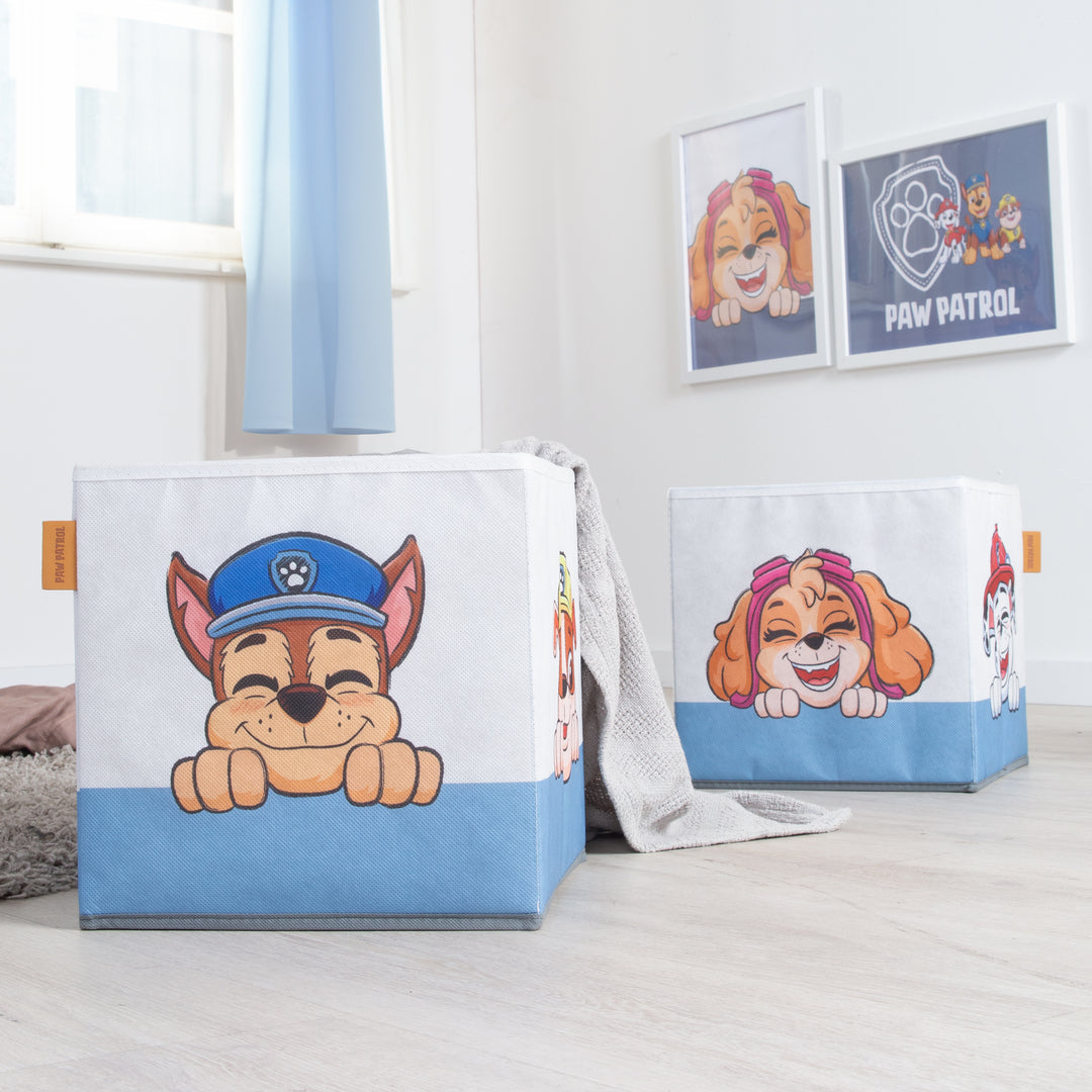 Caja de almacenaje 'Paw Patrol' 2piezas - Azul / blanco – Foto ambientada (2/13)