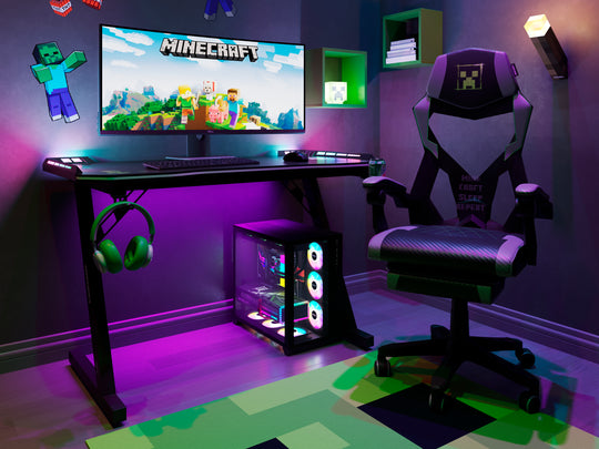 Estanterías de pared 'Minecraft' - 3er set - Cubes en diferentes tamaños - Verde claro – Foto ambientada (2/2)