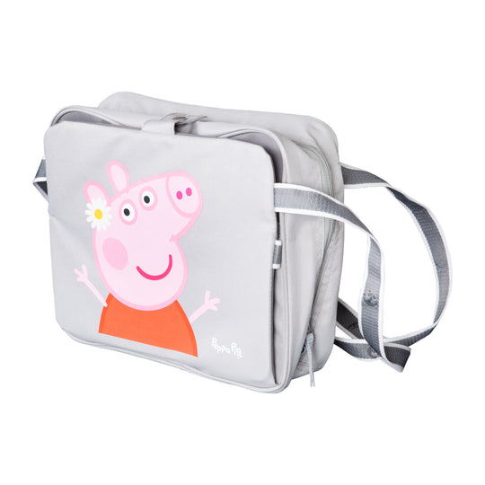 Alzador 'Peppa Pig' - Hinchable asiento con elevado paneles laterales - Gris / rosa – Recorte (3/4)