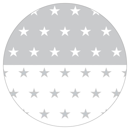 Parc 'Little Stars', 100 x 100 cm, sûr parc incl. protection intérieure & roulettes, blanc – Photo de détail (6/8)