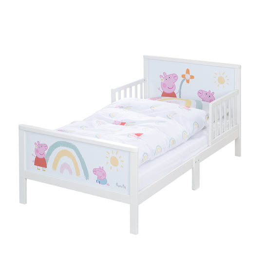 Toddler-Themenbett 'Peppa Pig' 70 x 140 cm inkl. Lattenrost & Bettwäsche – Freisteller (6/13)