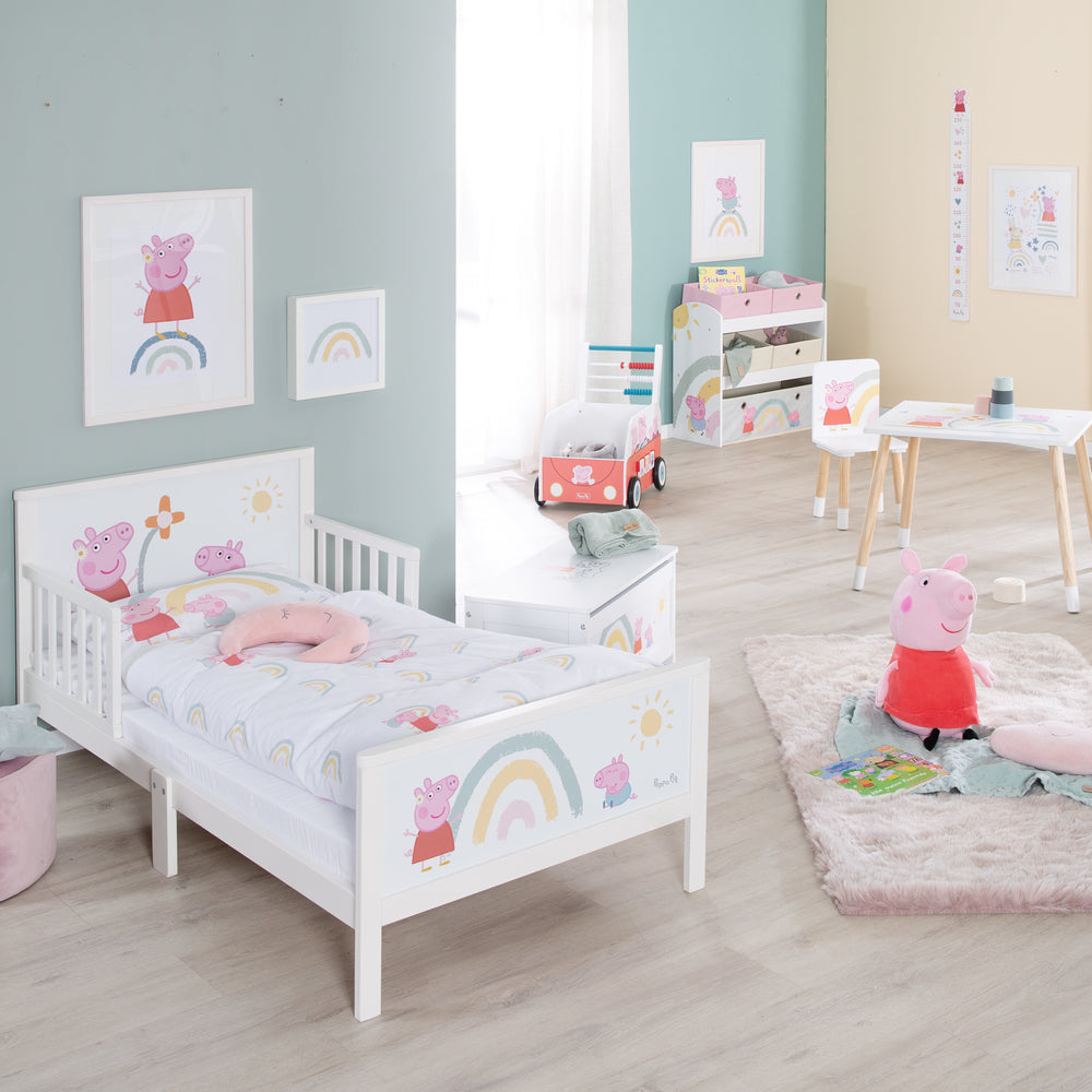 Toddler-Themenbett 'Peppa Pig' 70 x 140 cm inkl. Lattenrost & Bettwäsche – Sonderbild (2/13)