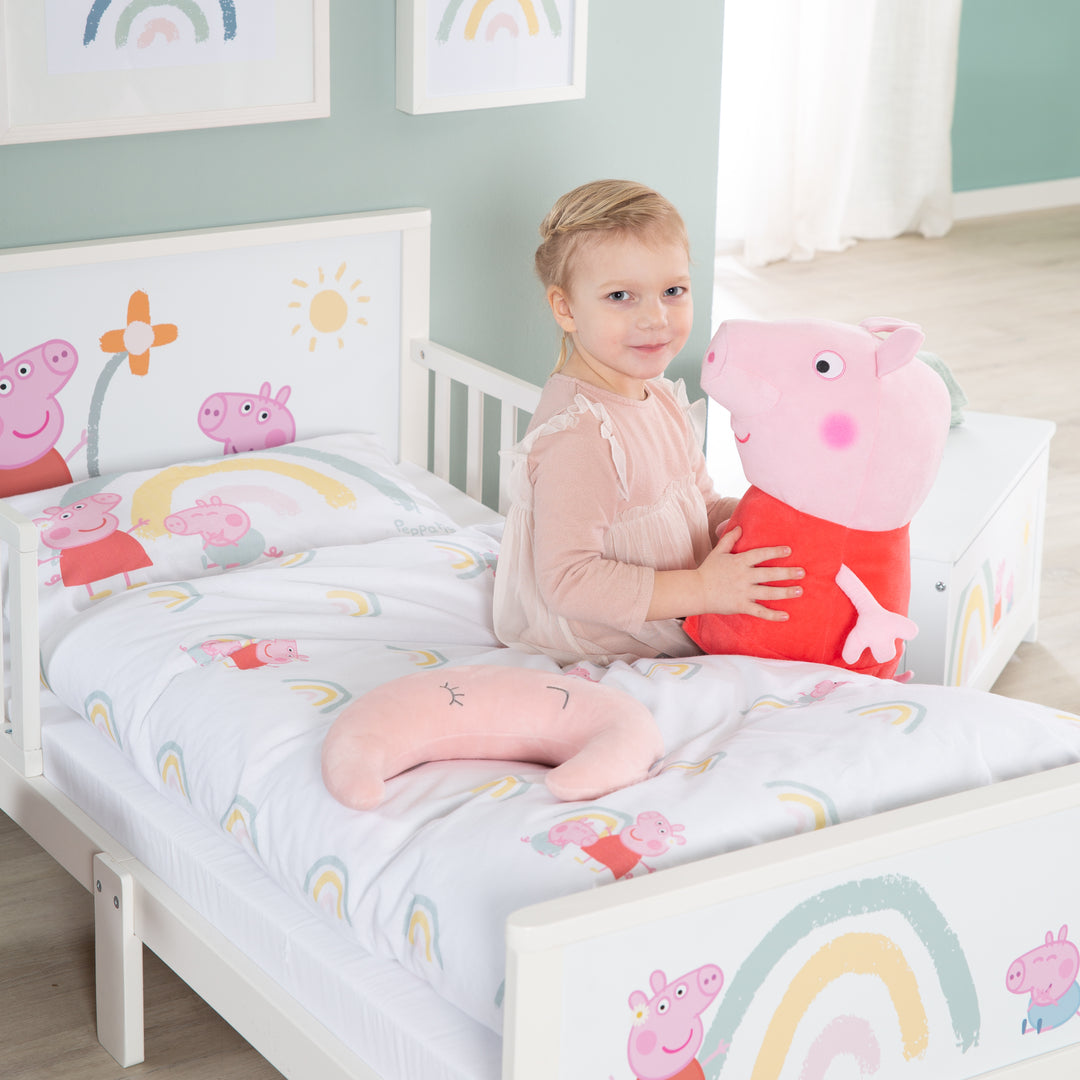 Toddler-Themenbett 'Peppa Pig' 70 x 140 cm inkl. Lattenrost & Bettwäsche – Detailbild (9/13)