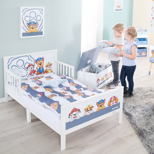 Toddler-Themenbett 'Paw Patrol' 70 x 140 cm incl. Slatted Frame & Bedding – Lifestyle Image (2/7)