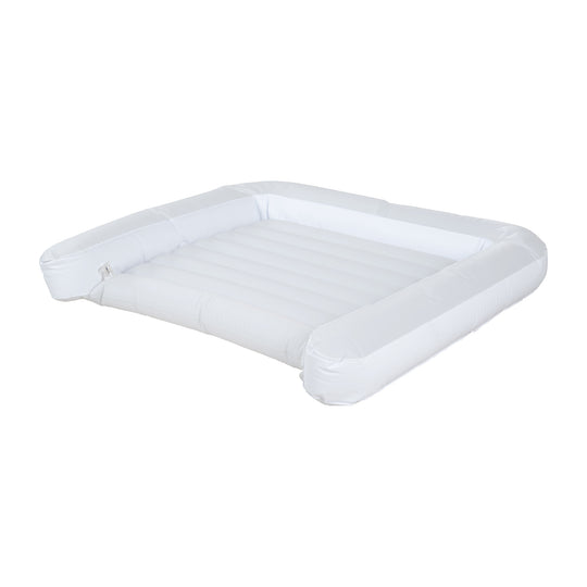 Wickelauflage aufblasbar 85 x 75 cm - Wasserfeste & pflegeleichte Unterlage - Weiß – Freisteller (8/8)
