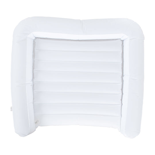 Wickelauflage aufblasbar 85 x 75 cm - Wasserfeste & pflegeleichte Unterlage - Weiß – Freisteller (1/8)
