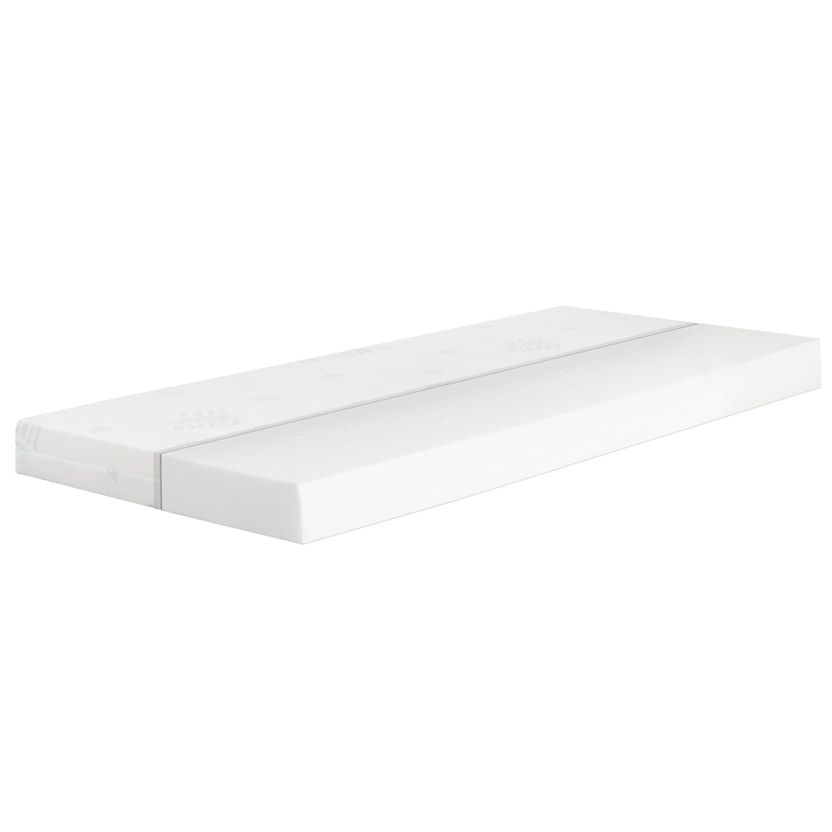 Matelas de lit bébé et enfant COMFORT AIR ROLL safe asleep® avec housse jacquard – Détourage (1/13)