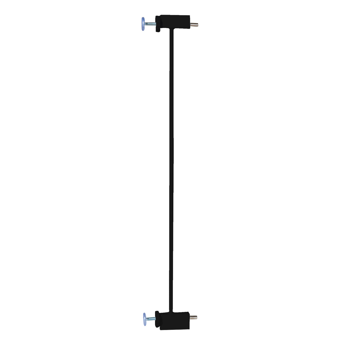 Élément d'extension 7 cm - Extension pour barrière de porte et d'escalier easySafe + en métal - Noir – Détourage (1/3)