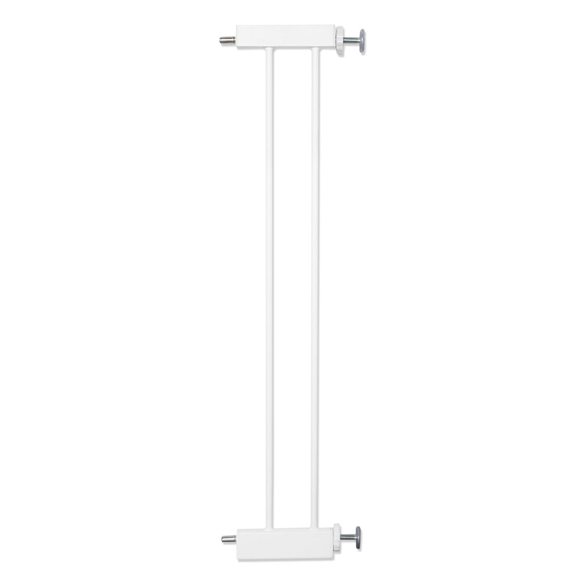 Anbauteil 14 cm - Erweiterung für Tür- & Treppenschutzgitter easySafe+ aus Metall - Weiß – Freisteller (1/5)