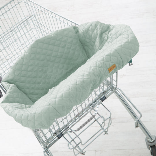 Housse de caddie 'roba Style' pour bébés avec sac à dos de transport - Frosty green – Photo d'ambiance (1/4)