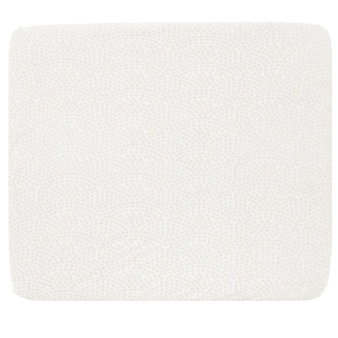 Organic Spannbezug für Wickelauflagen 75x85 cm 'Seashells Oyster' - Weiß – Freisteller (4/15)