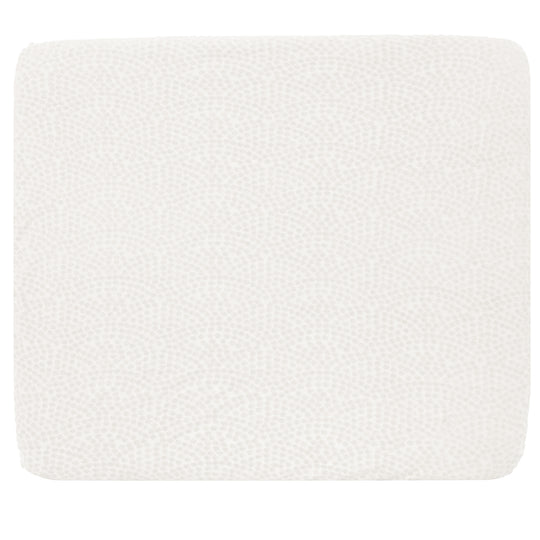 Organic Spannbezug für Wickelauflagen 75x85 cm 'Seashells Oyster' - Weiß – Freisteller (4/15)