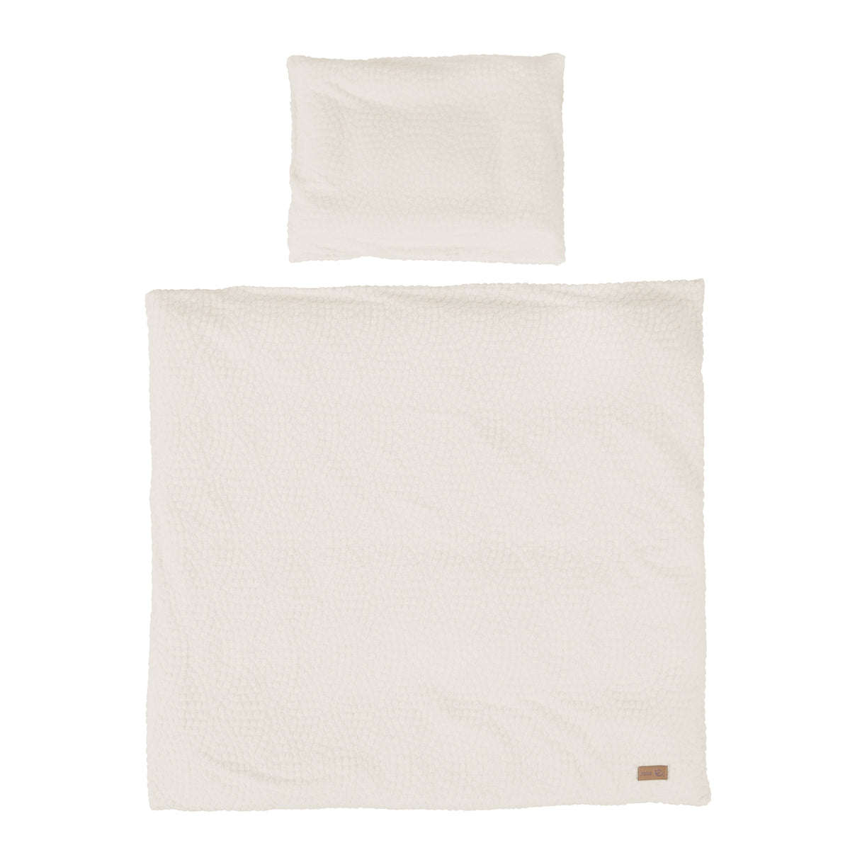 Linge de berceau 80 x 80 cm 'Seashells Oyster' - GOTS & Oeko tex certifié - Blanc – Détourage (1/7)