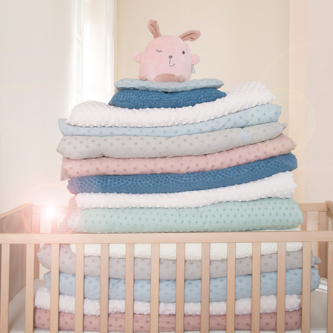 Ropa de cama infantil 100 x 135 cm 'Frosty Almond' - GOTS & Oeko tex certificado - Beige – Foto ambientada (6/10)