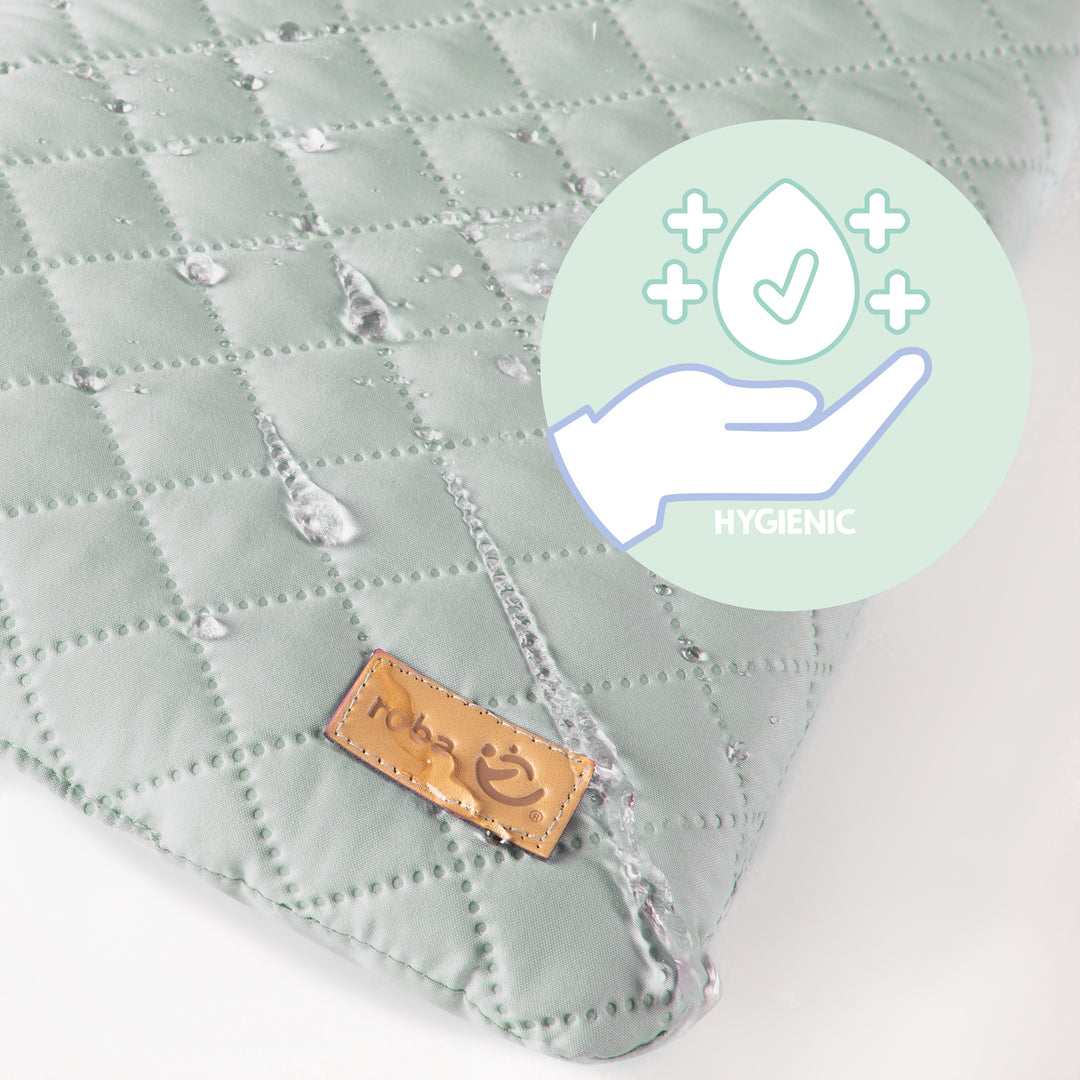 Riduttore per seduta 2pezzi 'roba Style' - Accessori per seggiolone 'Nature Up' - Frosty green – Infografica (6/8)