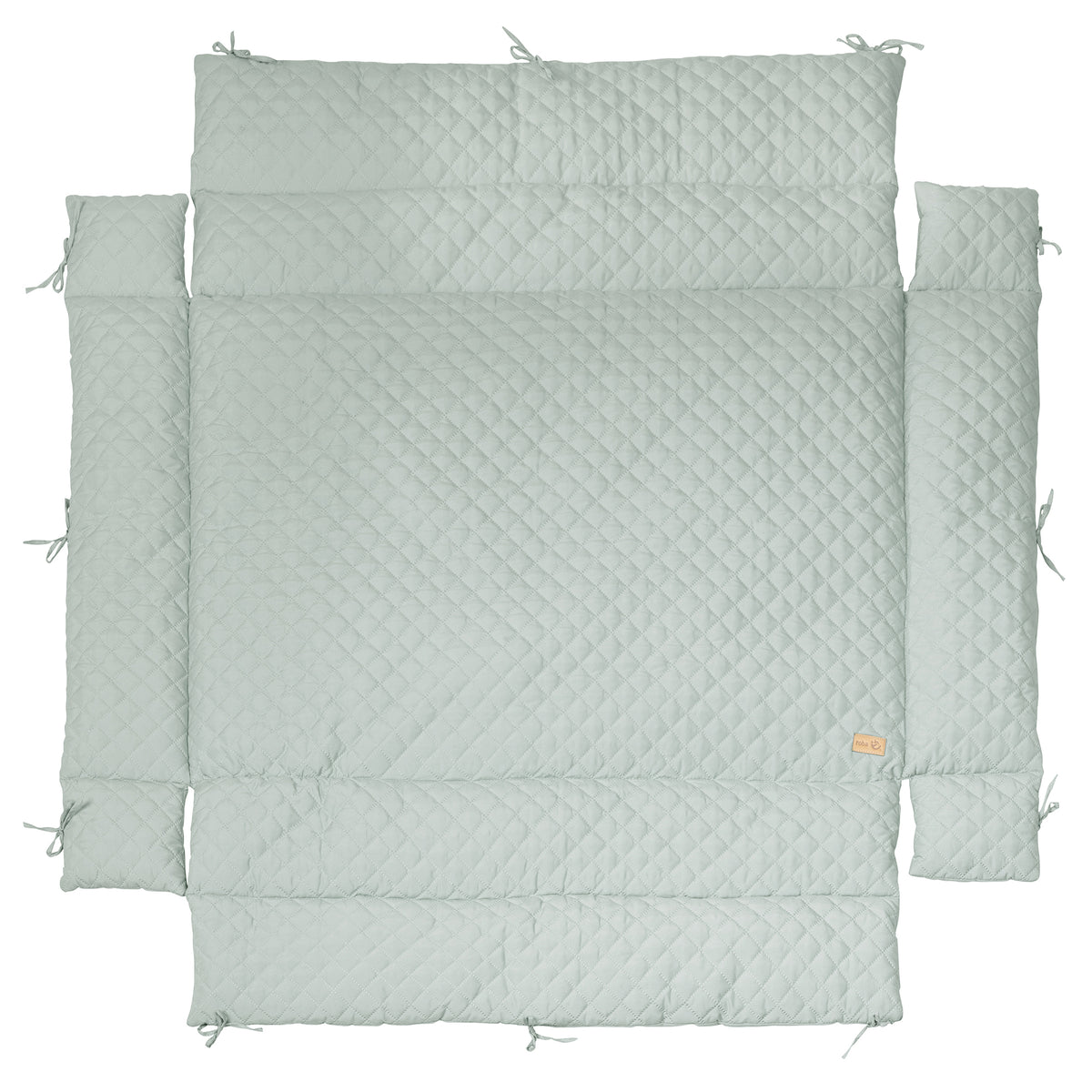 Laufgittereinlage 'roba Style' für Laufgitter 75 x 100 bis 100 x 100 cm - Frosty Green – Freisteller (1/6)