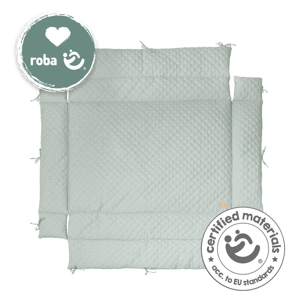 Laufgittereinlage 'roba Style' für Laufgitter 75 x 100 bis 100 x 100 cm - Frosty Green – Infografik (4/6)