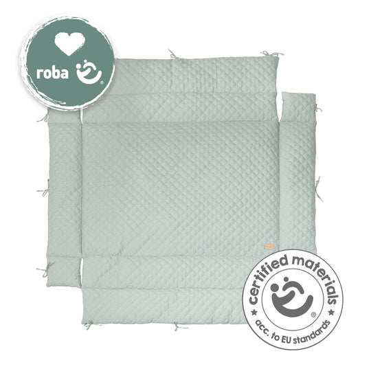 Laufgittereinlage 'roba Style' für Laufgitter 75 x 100 bis 100 x 100 cm - Frosty Green – Infografik (4/6)