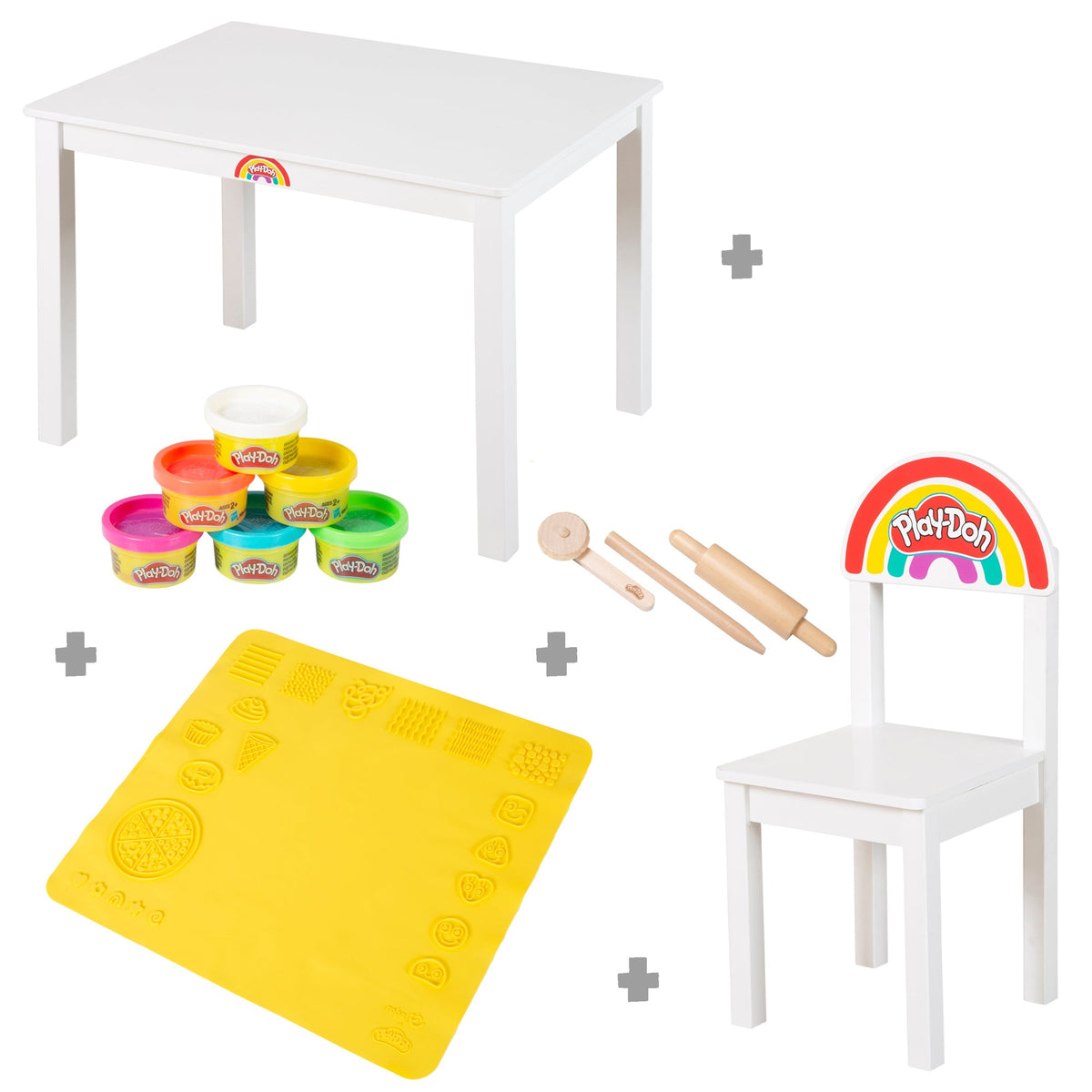 roba x Play-Doh ensemble table et chaises enfant avec accessoires de jeu – Détourage (1/19)