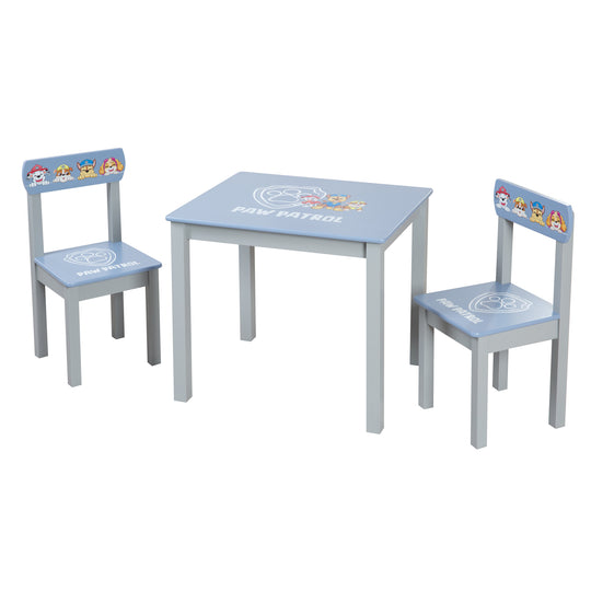Set de mesa y sillas infantil 'Paw Patrol' - 2 Sillas infantiles & mesa para niños - Azul / gris – Recorte (1/13)