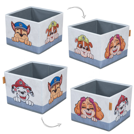 Klappbare Sitzbank 'Paw Patrol' + Canvas Boxen - Umbaubar zum Schulpult – Freisteller (5/18)