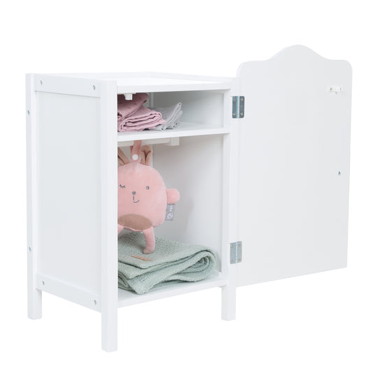 Puppenkleiderschrank 'Peppa Pig' für Puppenkleidung & -zubehör - Holz weiß lackiert – Milieubild (4/6)