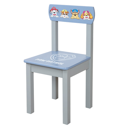 Children's Chair 'Paw Patrol' - Matching Addition for Seating Set - Wood Grey / Blue – Cutout (1/10)