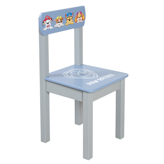 Children's Chair 'Paw Patrol' - Matching Addition for Seating Set - Wood Grey / Blue – Cutout (6/10)