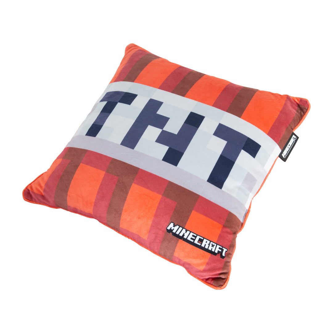 Decorative Cushion 'Minecraft' incl. Filling - TNT - Velvet Fabric – Cutout (3/8)