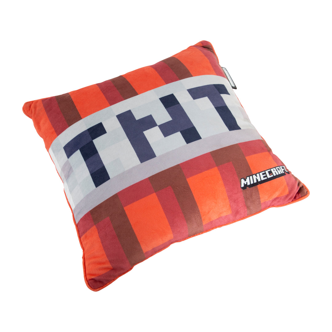 Decorative Cushion 'Minecraft' incl. Filling - TNT - Velvet Fabric – Cutout (4/8)
