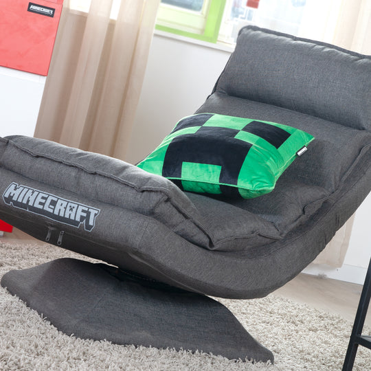 Coussin décoratif 'Minecraft' avec rembourrage - Creeper - Tissu velours – Photo d'ambiance (7/7)