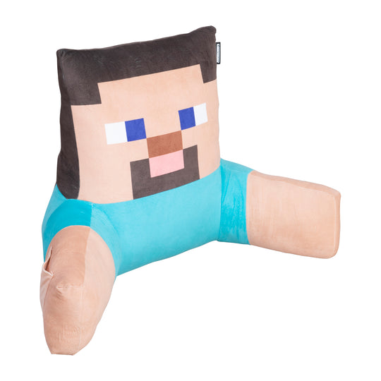 Coussin de lecture et de relaxation 'Minecraft' - Steve - Tissu velours – Détourage (3/6)