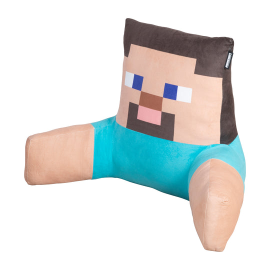 Coussin de lecture et de relaxation 'Minecraft' - Steve - Tissu velours – Détourage (6/6)