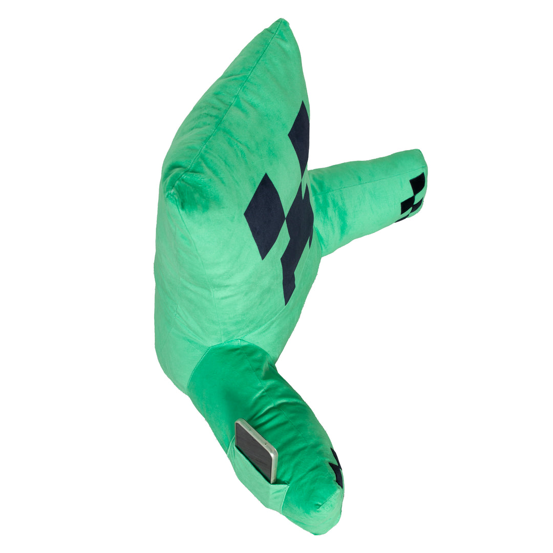 Reading & Relax Cushion 'Minecraft' - Creeper - Velvet Fabric – Cutout (6/6)