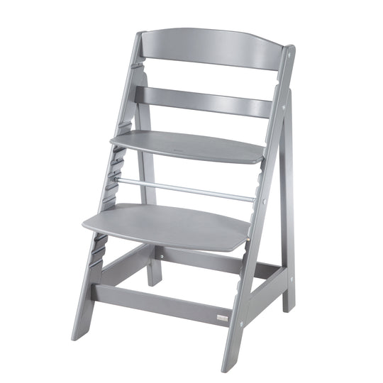 High Chair Set 2in1 'Born Up' - Step High Chair 'Sit Up' + Attachment 'Stone quilted' - Grey – Cutout (6/16)